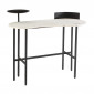 Console Design en Marbre "Vivid" 110cm Blanc & Noir|Console|Paris Prix