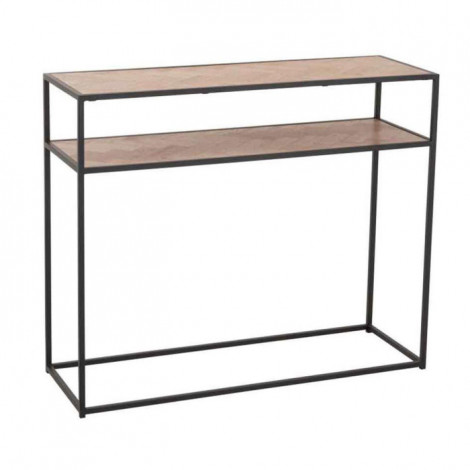 Console Design "Miraza" 100cm Naturel & Noir|Console|Paris Prix