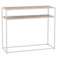 Console Design "Miraza" 100cm Naturel & Blanc|Console|Paris Prix