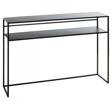 Console Design en Métal "Mino" 112cm Noir Laqué|Console|Paris Prix