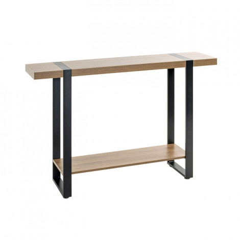 Console Design "Miranda" 120cm Chêne Foncé & Noir|Console|Paris Prix