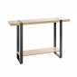 Console Design "Miranda" 120cm Chêne & Noir|Console|Paris Prix