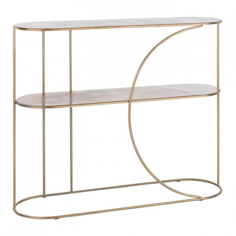 Console Design 2 Étages "Kayla" 121cm Or|Console|Paris Prix