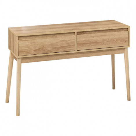 Console Design 2 Tiroirs "Abana" 114cm Naturel|Console|Paris Prix