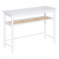 Console Avec Étagère "Cabras" 110cm Blanc|Console|Paris Prix