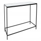 Console Design en Verre "Felicity" 100cm Noir & Blanc|Console|Paris Prix