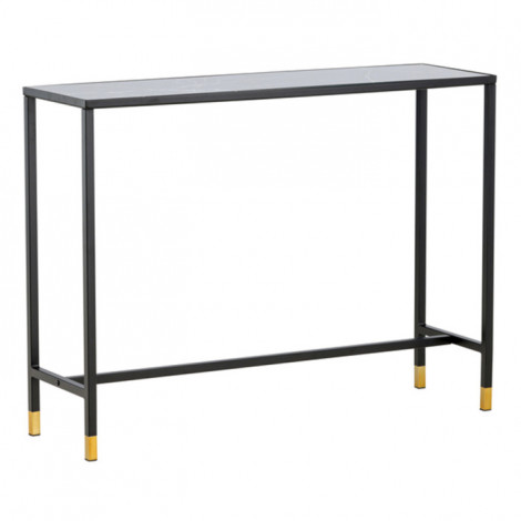 Console Design en Verre "Dipp" 100cm Noir|Console|Paris Prix