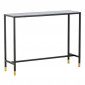 Console Design en Verre "Dipp" 100cm Noir|Console|Paris Prix