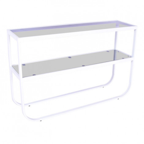 Console Design en Verre "Rocker" 110cm Blanc|Console|Paris Prix