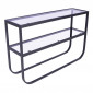 Console Design en Verre "Rocker" 110cm Noir|Console|Paris Prix