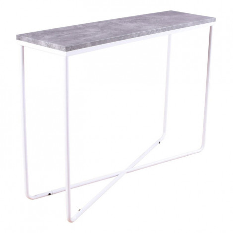 Console Design "Palace" 110cm Gris Foncé & Blanc|Console|Paris Prix