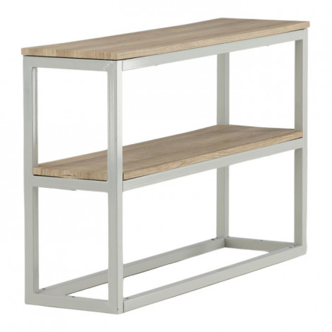 Console Design Double "Rise" 110cm Naturel & Gris|Console|Paris Prix