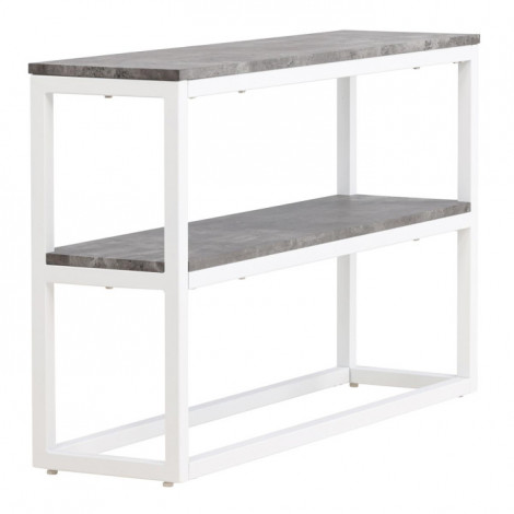Console Design Double "Rise" 110cm Gris & Blanc|Console|Paris Prix
