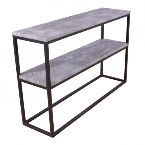 Console Design Double "Rise" 110cm Gris & Noir|Console|Paris Prix