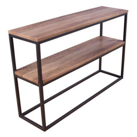 Console Design Double "Rise" 110cm Naturel & Noir|Console|Paris Prix