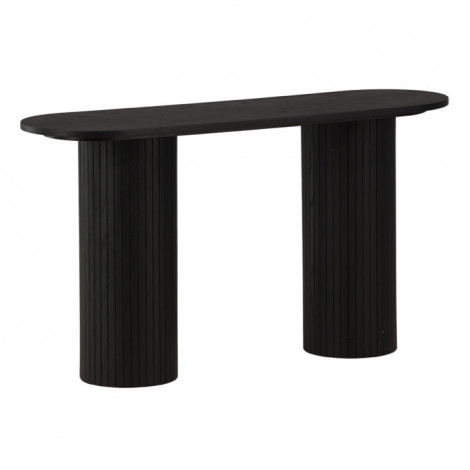 Console Design Nervuré "Bianca" 130cm Noir|Console|Paris Prix