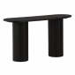 Console Design Nervuré "Bianca" 130cm Noir|Console|Paris Prix