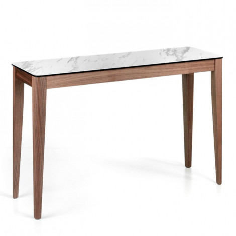 Console Design Marbre & Bois "Sade" 120cm Naturel|Console|Paris Prix