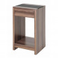 Console Design 1 Tiroir "Noyer" 74cm Naturel|Console|Paris Prix