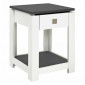 Console Design 1 Tiroir "Granit" 55cm Blanc|Console|Paris Prix