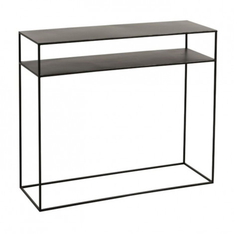 Console Design 2 Niveaux "Lovra" 100cm Noir|Console|Paris Prix