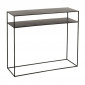 Console Design 2 Niveaux "Lovra" 100cm Noir|Console|Paris Prix