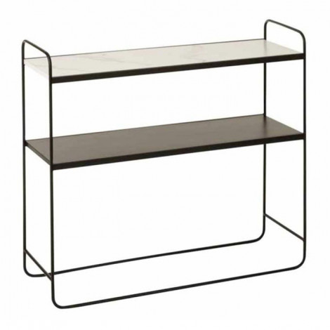 Console Design "2 Niveaux" 90cm Noir & Blanc|Console|Paris Prix