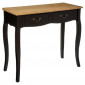 Console 2 Tiroirs Vintage "Chrysa" 86cm Noir|Console|Paris Prix