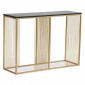 Console Design Marbre & Métal "Building" 110cm Noir|Console|Paris Prix