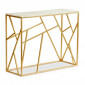 Console Design en Marbre "Puzzle" 100cm Or|Console|Paris Prix