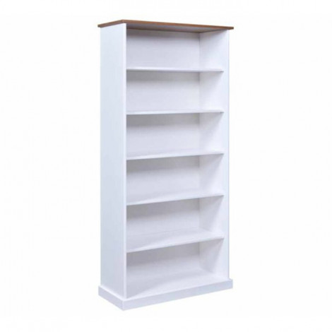 Étagère 5 Niveaux Design "Takao" 194cm Blanc|Bibliothèque|Paris Prix