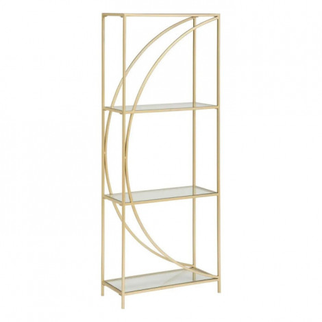 Étagère 3 Niveaux Design "Artif" 151cm Or|Bibliothèque|Paris Prix