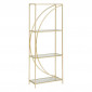 Étagère 3 Niveaux Design "Artif" 151cm Or|Bibliothèque|Paris Prix