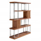 Étagère Design 4 Niveaux "Marcia" 170cm Marron|Bibliothèque|Paris Prix