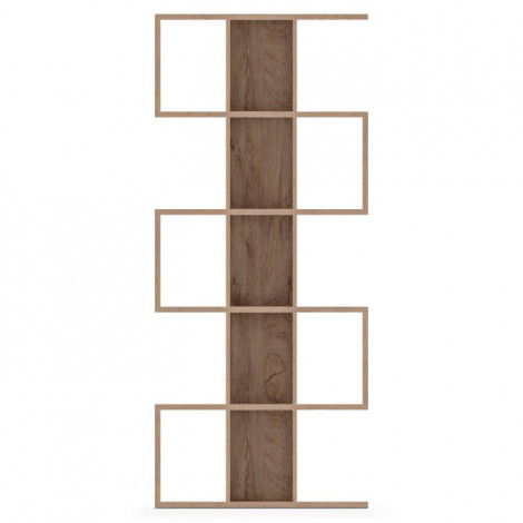Bibliothèque Design Zigzag "Milo" 210cm Naturel|Bibliothèque|Paris Prix