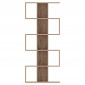 Bibliothèque Design Zigzag "Milo" 210cm Naturel|Bibliothèque|Paris Prix