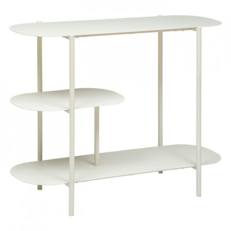 Étagère 3 Niveaux "Haja" 90cm Blanc|Bibliothèque|Paris Prix