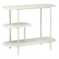 Étagère 3 Niveaux "Haja" 90cm Blanc|Bibliothèque|Paris Prix