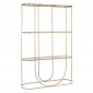 Étagère Design 3 Niveaux "Kayla" 181cm Or|Bibliothèque|Paris Prix