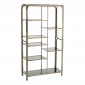 Étagère en Métal "Quzo Antique" 169cm Gris|Bibliothèque|Paris Prix
