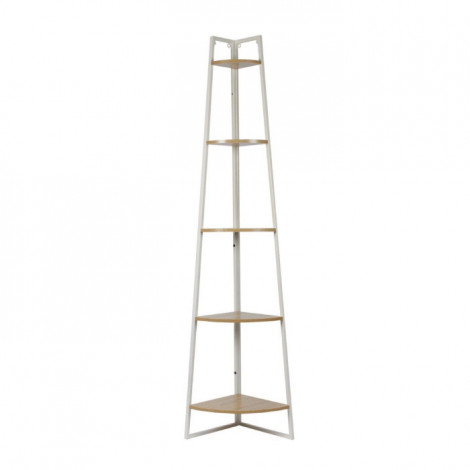Étagère d'Angle "5 Niveaux" 180cm Blanc|Bibliothèque|Paris Prix