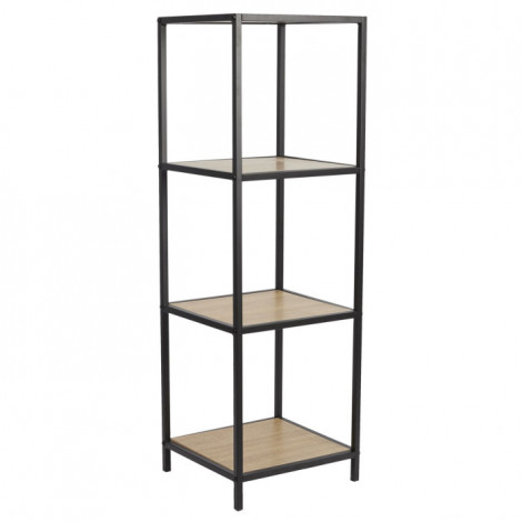 Étagère Modulable 3 Cases "Loka" 105cm Naturel|Bibliothèque|Paris Prix