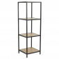 Étagère Modulable 3 Cases "Loka" 105cm Naturel|Bibliothèque|Paris Prix