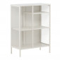 Étagère 3 Niveaux en Métal "Misha" 110cm Blanc|Bibliothèque|Paris Prix