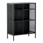 Étagère 3 Niveaux en Métal "Misha" 110cm Noir|Bibliothèque|Paris Prix