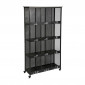 Bibliothèque 12 Compartiments "Torof" 181cm Noir|Bibliothèque|Paris Prix