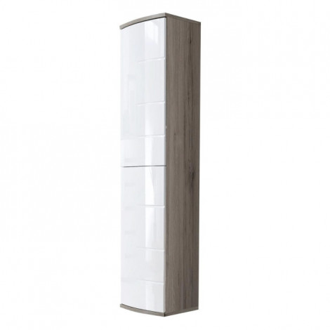 Colonne Design "Ontario" 184cm Blanc|Bibliothèque|Paris Prix