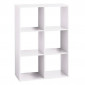 Étagère 6 Cases "Mix N Modul" 67cm Blanc|Bibliothèque|Paris Prix