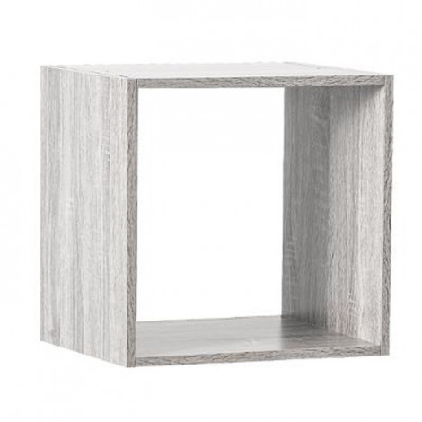Étagère 1 Case "Mix N Modul" 34cm Gris|Bibliothèque|Paris Prix