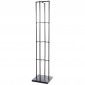 Etagère 4 Niveaux en Métal "Coussins" 211cm Noir|Bibliothèque|Paris Prix